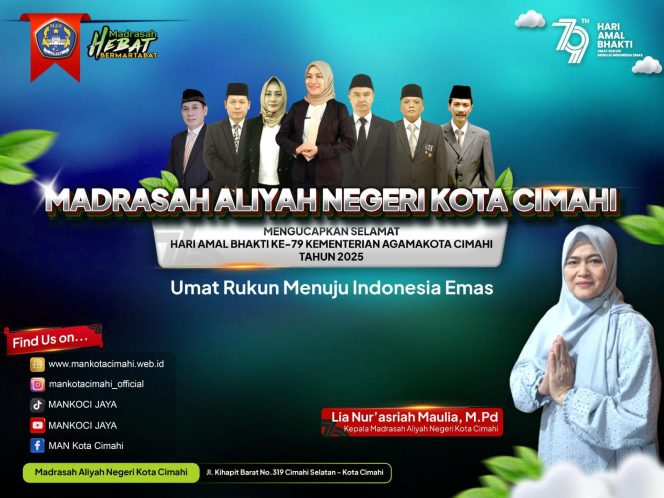 
					Puncak Perayaan Hari Amal Bhakti Ke-79 Kementerian Agama Tingkat Kota Cimahi