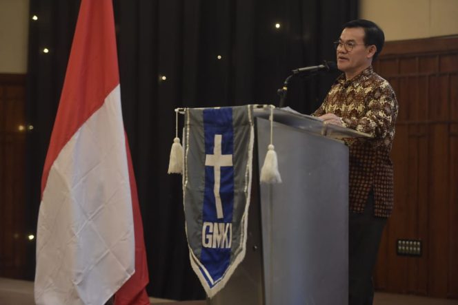 
					Kemenpora Yohan Hadiri Perayaan Dies Natalis Gerakan Mahasiswa Kristen Indonesia (GMKI) Ke-75