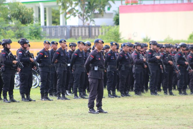 
					Polda Sulteng Gelar Apel Kesiapan Brimob Jelang PSU Pilkada Parigi Moutong
