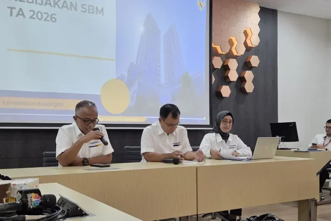 
					Direktur Sistem Penganggaran Direktorat Jenderal Anggaran Kementerian Keuangan Lisbon Sirait dan Kepala Sub Direktorat Standar Biaya Direktorat Sistem Penganggaran Yuni Gunarti di Jakarta, Senin (2/6/2025)/ANTARA