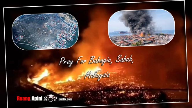 
					Kebakaran Besar di Sabah Hanguskan 1.000 Rumah, Warga Mengungsi