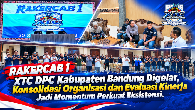 
					RAKERCAB I XTC DPC Kabupaten Bandung Digelar, Konsolidasi dan Evaluasi Jadi Momentum Penguatan Organisasi